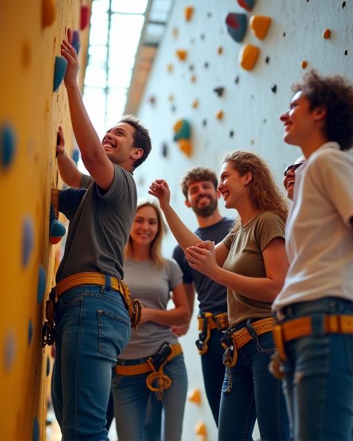 Eventos corporativos y team building con escalada